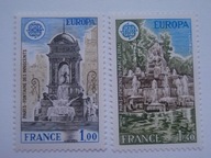 Francja - Europa 1978 - budowle - Mi. 2098-99 **