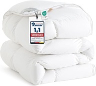 BEDSURE Kołdra puchowa 220 x 240 cm zimowa 90% puch i 10% pierze