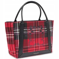 Victoria's Secret torebka shopper poliester czerwony