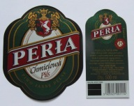 ETYKIETA PIWO PERŁA CHMIELOWA BROWAR LUBLIN + KONTRA