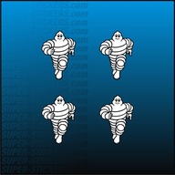 4x Naklejka Logo MICHELIN Ludek Rozmiar S (38 x 55mm) Motocykl Quad Cross