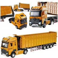 Samochód Ciężarowy Ciężarówka Laweta Tir Metal Dźwięk i Światło Wywrotka