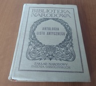 Antologia listu antycznego Jerzy Schnayder Biblioteka Narodowa 117
