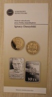 FOLDER EMISYJNY NBP DO MONET 10 zł i 100 zł 2021 IGNACY DASZYŃSKI