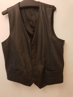 KAMIZELKA MOTOCYKLOWA SKÓRZANA R.L/XL SKÓRA