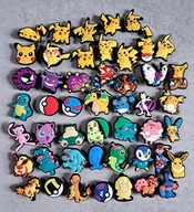 Przypinki gumowe do butów typu crocs pokemon