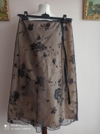 GEORGE SPÓDNICA TIULOWA kwiaty elegancka 38/40