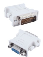 Adapter przejściówka z gniazda S-VGA na wtyk DVI 24+1 11-3-5