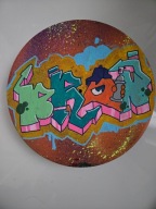 Praca artystyczna na płycie winylowej