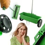 SIEWNIK RĘCZNY DO NAWOZU NASION TRAWY PIASKU WARZYW SOLI ROZSIEWACZ 6 L