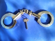 Oryginalne chińskie kajdanki niklowane