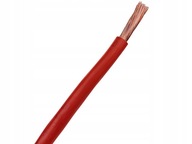 Kabel Okrągły elektryczny, giętki (linka) LgY TF Kable 1 x 4 czerwony