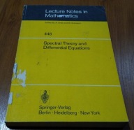 Spectral theory and differential equations Everitt, William Norrie