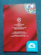 PROGRAM WISŁA KRAKÓW-ANDERLECHT BRUKSELA 2003 R