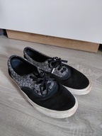 Czarne męskie sznurowane trampki 44