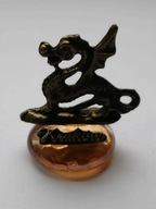 Figurka Smok Wawelski z mosiądzu- wysokość około 4,5 cm