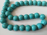 H5- TURKUS - kula - 12mm - sznur - 14 sztuk