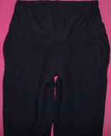 H&MMAMA - LNIANE CIĄŻOWE SPODNIE BIODRÓWKI 44