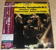 Czajkowski Symphonie No. 3 Berliner Karajan JAPAN SHM SACD