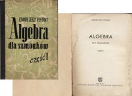 Algebra 1962 Edward Jerzy Pokorny cz. I