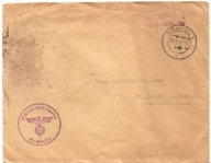 GENERALNE GUBERNATORSTWO -koperta -stempel HAUPTZOLLAMT KRAKAU -1941 rok