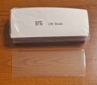 Lindner 876 - 100x Profesjonalne koszulki na banknoty, notgeldy 64 x 169mm