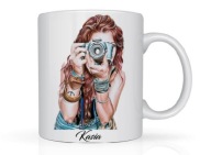 Kubek z imieniem dla FOTOGRAFA do pracy na urodziny prezent zawód