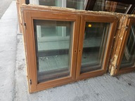 OKNA Drewniane Sosnowe Dwuskrzydłowe 147x115cm 8 sztuk okno