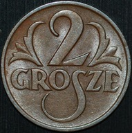 2 grosze 1925 - około menniczy egzemplarz