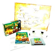 RAYMAN 2 II NINTENDO 64 N64 PREMIEROWE ANGIELSKIE WYDANIE PAL ENG