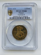 2 zł 1996 Zygmunt II August - PCGS MS66