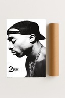 Plakat bez ram 50x70cm 2Pac Tupac Shakur Raper Hip Hop Muzyka Legenda Hit