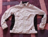 Kurtka CROSS biała r. S przejściowa wiatrówka sportowa cienka