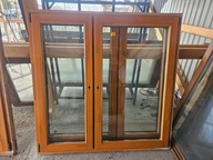 OKNA Drewniane Sosnowe Dwuskrzydłowe 147x145cm 2 sztuki okno