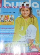 Burda moda dla dzieci 1/2005 szycie wykroje krawieckie diy