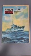 Mały Modelarz 1-2/1988 Niszczyciel ORP PIORUN (nierozcięty)
