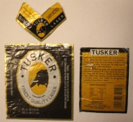 ETYKIETA - TUSKER - FINEST QUALITY LAGER - NAIROBI - KENYA - KENIA