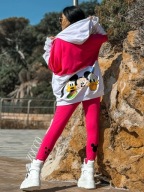 ZOCCO Dwu częściowy luźny komplet dres Disney