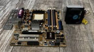 Płyta główna asus a8r-mx/s socket 939 + chłodzenie