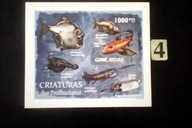 Ryby , Guine-Bissau , MNH cięty