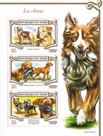 Niger 2015 ** cena 6,50 zł kat.7,50€ - fauna, psy, arkusz