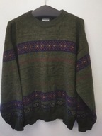 VICO RINALDI SWETR SWETER M/L PULOWER WEŁNA KHAKI