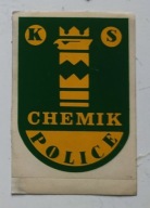 CHEMIK POLICE KS KLUB SPORTOWY PIŁKA NOŻNA NAKLEJKA WLEPKA PRL