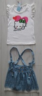 Hello Kitty komplet koszulka - bluzka spódnica 116