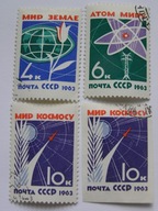 ZSRR - Świat bez Broni i Wojny - Mi. 2735-37 A+B - kasowane