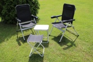 FIRMOWE WESTFIELD OUTDOORS KRZESŁA KEMPINGOWE SKŁADANE KPL ALU ŁADNY STAN