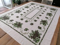 LNIANY OBRUS STOKROTKI MALWY DZWONECZKI 127 x 173