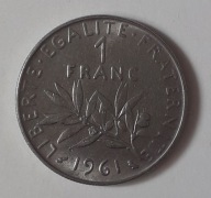 Francja 1 frank 1961 (1) POLECAM