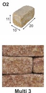 Cegła postarzana OLD2 Combet 20x10x11 Multi 3