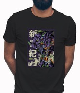 Koszulka męska bawełniana z nadrukiem anime Neon Genesis Evangelion Eva